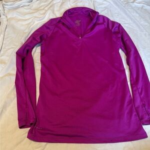 Nike Women's Vibrant Purple Long Sleeve Tee